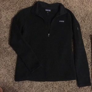 Black Patagonia Quarter Zip
